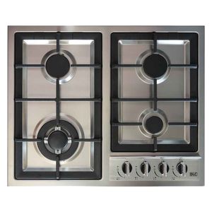  DLC GHS-604A-KCIS - 4 Burners - Built-In Gas Cooker - Silver 