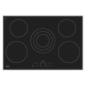 DLC K-905-TAP - Built-in Electric Cooker - 5 Burners - Black Glass
