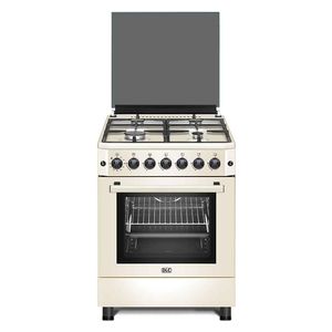  DLC F6IP40G2-CR - 4 Burners - Gas Cooker - Cream 