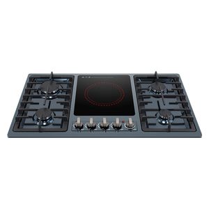  DLC ATM-5217ET Burners - Built-In Gas&Electric Cooker - Silver 