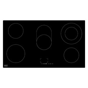  DLC MCHV90-5 - 5 Burners - Built-In Electric cooker - Glass Black 