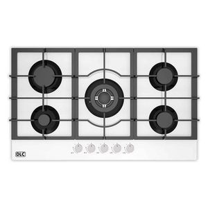  DLC GHG-915-5BW - 5 Burners - Built-In Gas Cooker - White 