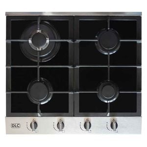  DLC GHG-604A-FCBS - 4 Burners - Built-In Gas Cooker - Glass Black 