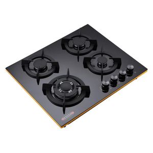  Boko 604007gb- 4 Burners - Built-In Gas Cooker - Black 