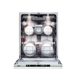  DLC WQP12-7703G - 14 Sets - Built-In Dishwasher - Silver 