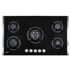  DLC GHG-915-DCBIS - 5 Burners - Built-In Gas Cooker - Glass Black 