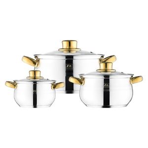 Zio ZCS-1118 - Cookware Set 3 piece - Steel