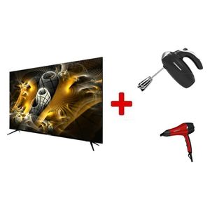  شاشة نوال 75-انج فئة 7542 - سمارت - هيرتز 4K UHD - 50 + ماكنة صنع القهوة نوال - COF-3845 - اسود + مجفف شعر جوسونيك - GHD-251 - احمر 