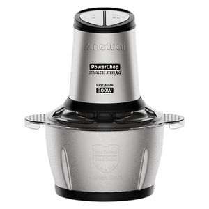  مفرمة طعام كهربائية نوال - 300 واط - CPR-6036 - ستيل 