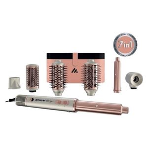  مجموعة تصفيف الشعر المتعددة نوال - 7 في 1 - 1400 واط - HST-7168 - وردي 