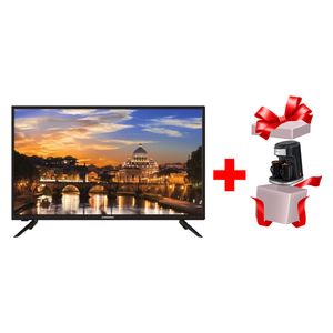 Gosonic 50-Inch GLED-4350 Series - Smart - 4K - LED - 50Hz + Gosonic GCM-858 - Coffee Maker - Black 