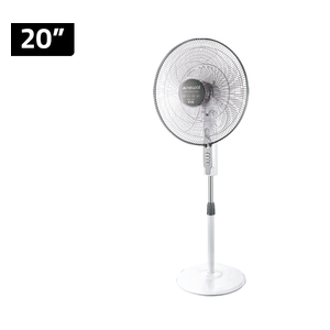  مروحة واقفة مروحة - 60 واط -  newal-Fan-307slivar - ابيظ 