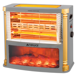  Newal Fire Place Heater - QHT-837-05 - Silver 