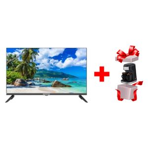 شاشة جوسونيك 32-انج فئة GRMS-5032 - سمارت - HD - 50Hz- LED + ماكنة صنع القهوة جوسونيك - GCM-858 - اسود 