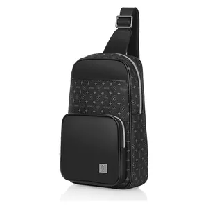 WiWU - CrossBody Shoulder Bag - fingerprint lock - Water Resistance - Black