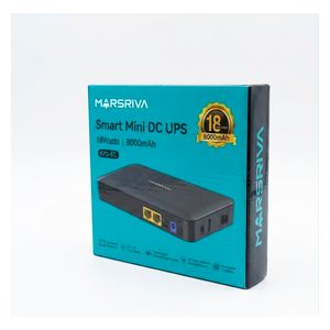  Marsriva KP2 EC Smart Mini DC UPS - 8000mAh Battery - 18W - Black 