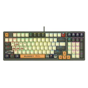 Bloody Wired Keyboard - RGB - Olive 