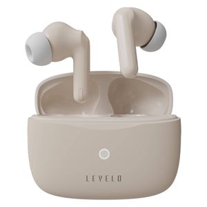  Levelo In-Ear Bluetooth Earphones - 21 Hour Battery Life - Bluetooth 5.4 - Gold 