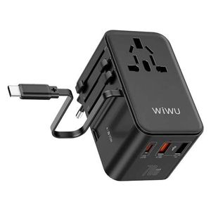  WiWU UA004 - Charging Adapter & Hub - 70W - Black 