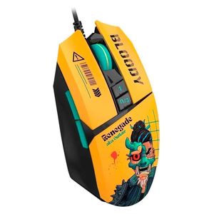  Bloody W63 - Wired Mouse - Orange 