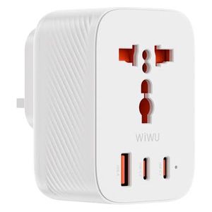  WiWU WI-UA007 - Charging Adapter & Hub - 20W - White 