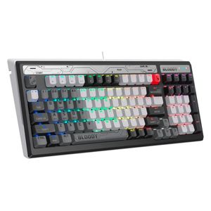  Bloody Light Strike Gaming Keyboard - RGB - Gray 