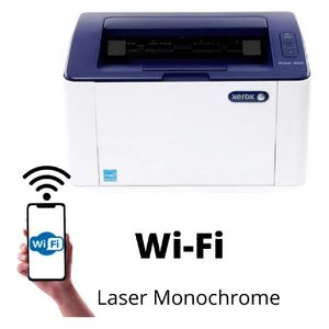  Xerox 3020 - Monochrome Laser Printer - WiFi - White 