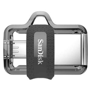  SanDisk Ultra-Dual-Drive - 64GB - USB Flash Drive - Black 