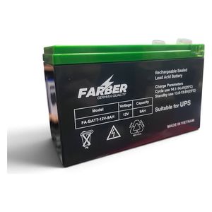  بطارية يو بي اس فاربر - FA-BATT-12V-9AH - 12 فولت - 9 أمبير/ساعة - أسود 