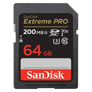 SanDisk SDSDXXU-064G – SD Card – Black