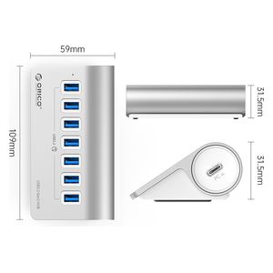  ORICO M3U7-SL - USB Hub - 7Port 