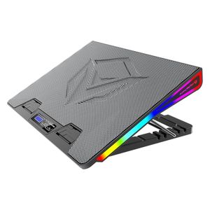  قاعدة تبريد لابتوب جيمنج بإضاءة RGB من ميشن CP5050 - اسود 