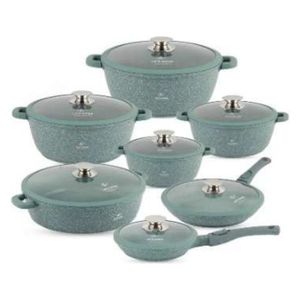  Life smile LIFEP7S-24 - Cookware Set - 24 piece - Green 