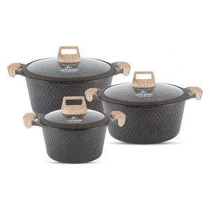  Life smile Cookware Set - 3 piece 