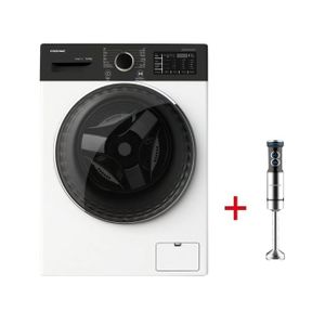 Gosonic GWM-2712 - 12Kg - 1400RPM - Front Loading Washing Machine - White + Hand Blender