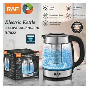  RAF R7922 - Kettle - 2.0 L - 2200W - Silver 