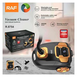  RAF R.8754 - 2800W - Bagless Vacuum Cleaner - Yellow 