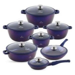  Life smile LIFEP7S24 - Cookware Set - 24 piece - Purple 