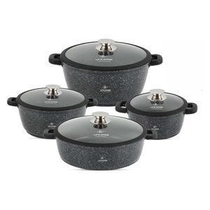  Life smile Casserole -  3Piece - Black 
