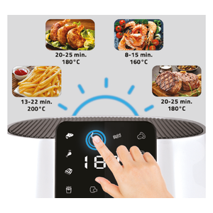  Newal FRY-5107 - Air Fryer - White 