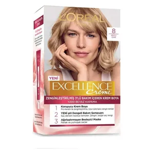  L'Oreal Paris Excellence Hair Color Cream, 8 - Dark Gold 