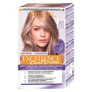  L'Oreal Paris Excellence Hair Color Cream, 8.11 - Ashy Yellow 