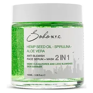  Soho New york Anti-Blemish 2in1 Face Serum + Mask - 100ml 