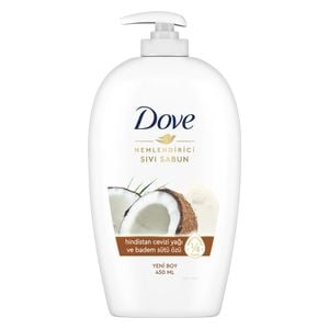  Dove Coconut Oil & Almond Milk Extract Liquid Soap, 450ml 