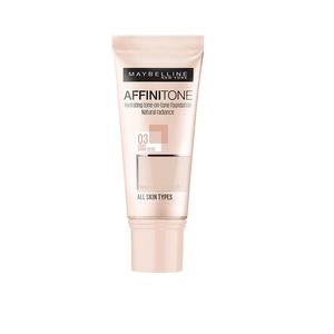  Maybelline Affinitone Perfecting & Protecting Foundation, 03 - Light Sand Beige 
