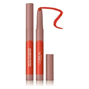  L'Oreal Paris Infallible Matte Lip Crayon Lipstick, 110 - Caramel Rebel 