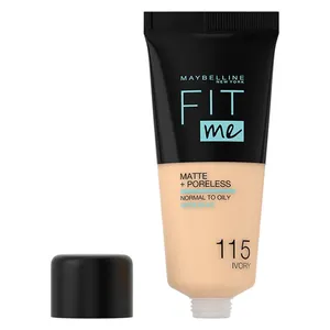  Maybelline Fit Me Matte & Poreless Foundation, 115 - Ivory 