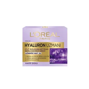  L'Oreal Paris Hyaluronic Acid Expert Skin Plumping Moisturizing Day Cream  - 50ml 