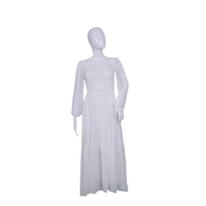  Park Karon Women's Long Sleeve Dress - White 