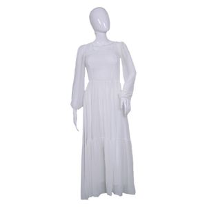  Park Karon Women's Long Sleeve Dress - White 